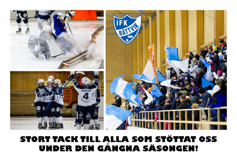 Stort tack till alla som stöttat under den gångna säsongen!