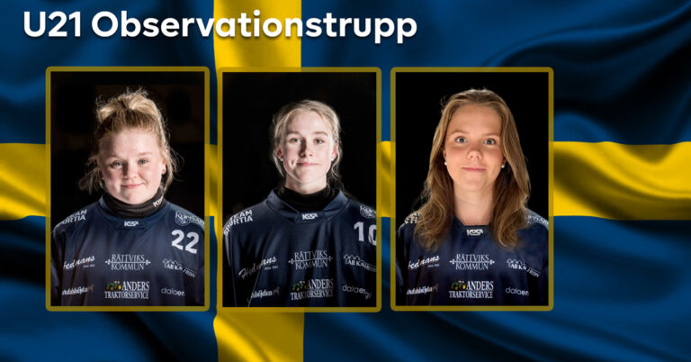 Tre spelare med i U21 Dams obs-trupp